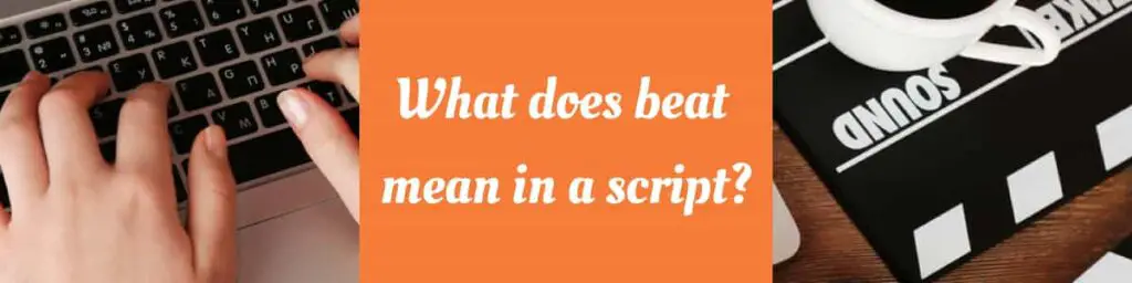 what does beat mean in a script