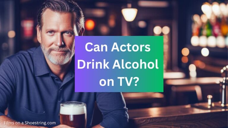 Can actors drink alcohol on tv
