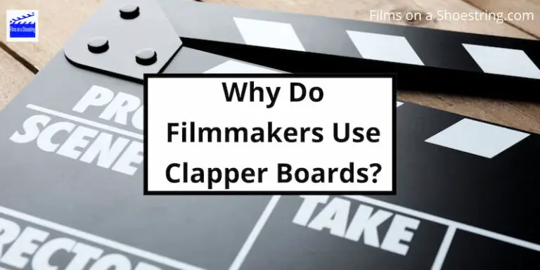 Why Do Filmmakers Use Clapper Boards title card in front of a clapperboard laid on a table